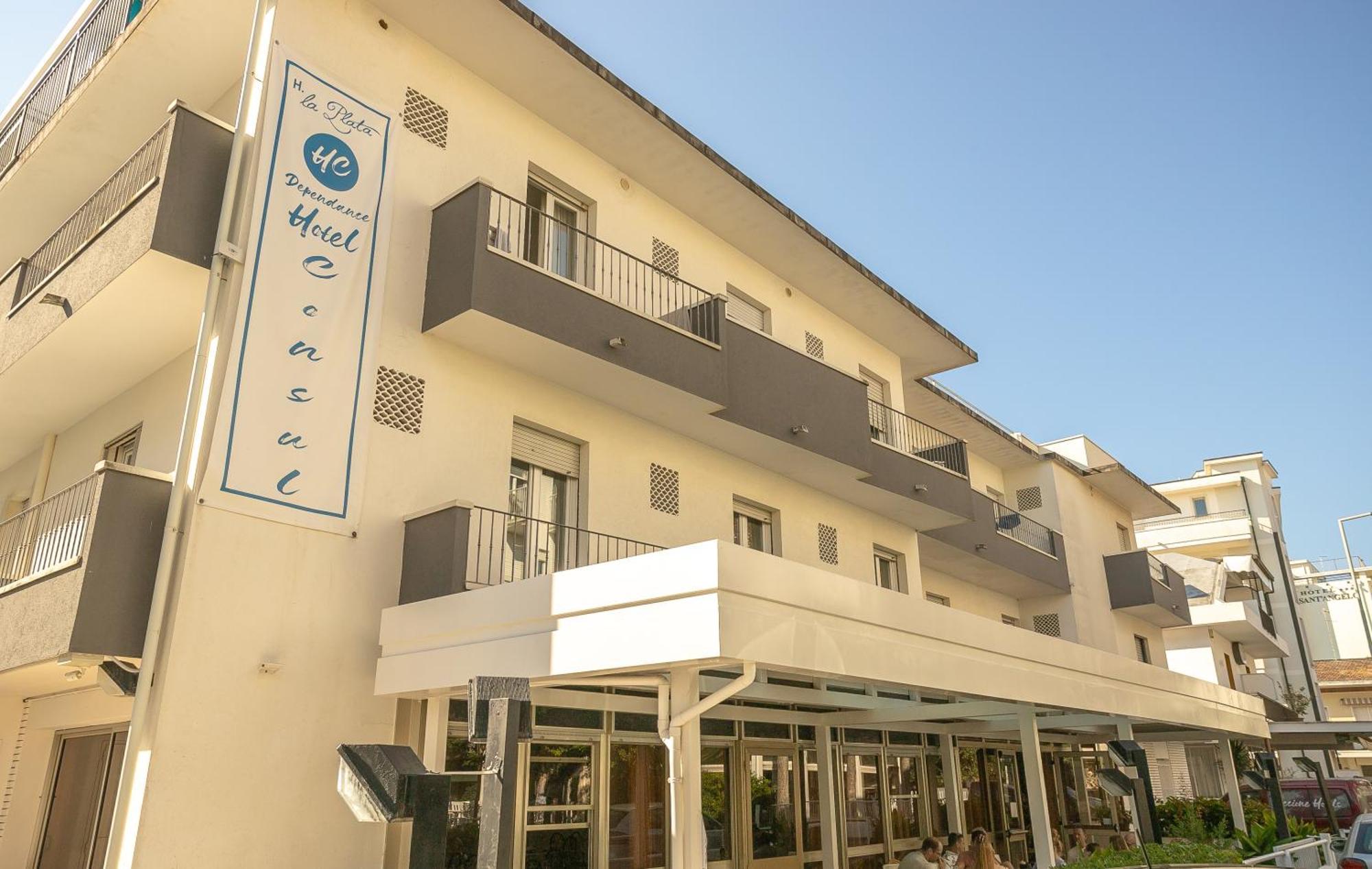 La Plata Hotel - Con Piscina リッチョーネ エクステリア 写真